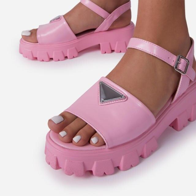 Women’s Platform Buckle Sandals Casual Open Toe Ankle Strap Shoes