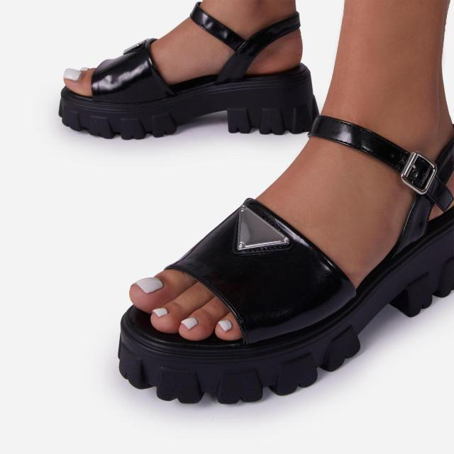 Women’s Platform Buckle Sandals Casual Open Toe Ankle Strap Shoes