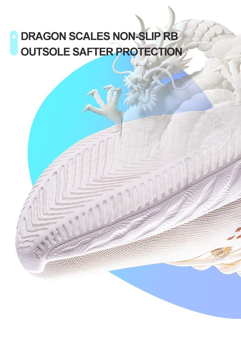 Men's Quick-Dry Lightweight Knit Running Sneakers Slip-On Trainers