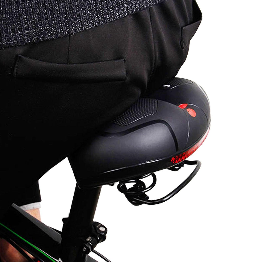 Comfortable Memory Foam Bicycle Saddle with Dual Shock Absorption