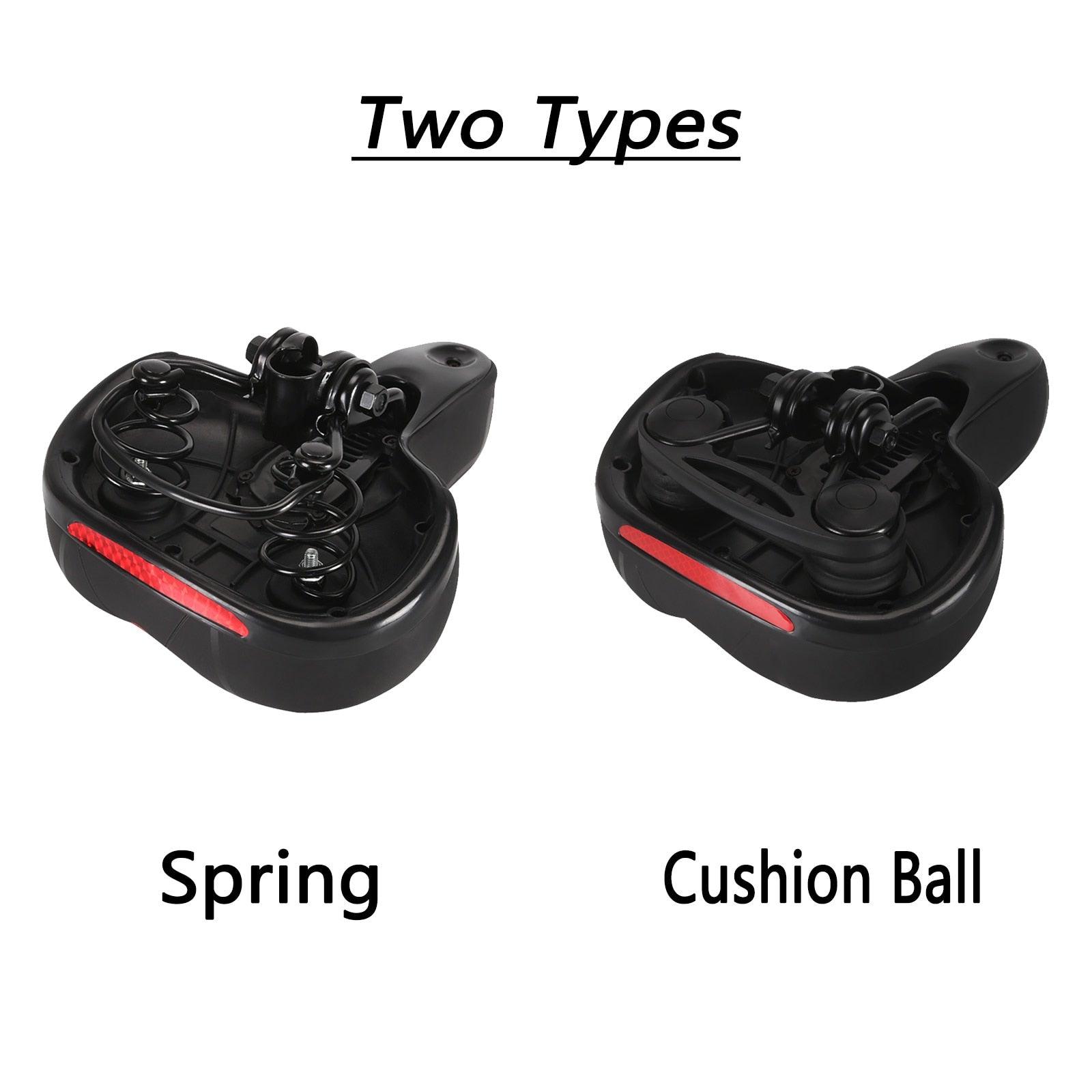 Comfortable Memory Foam Bicycle Saddle with Dual Shock Absorption