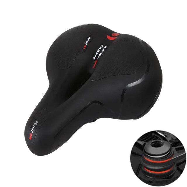 Comfortable Memory Foam Bicycle Saddle with Dual Shock Absorption