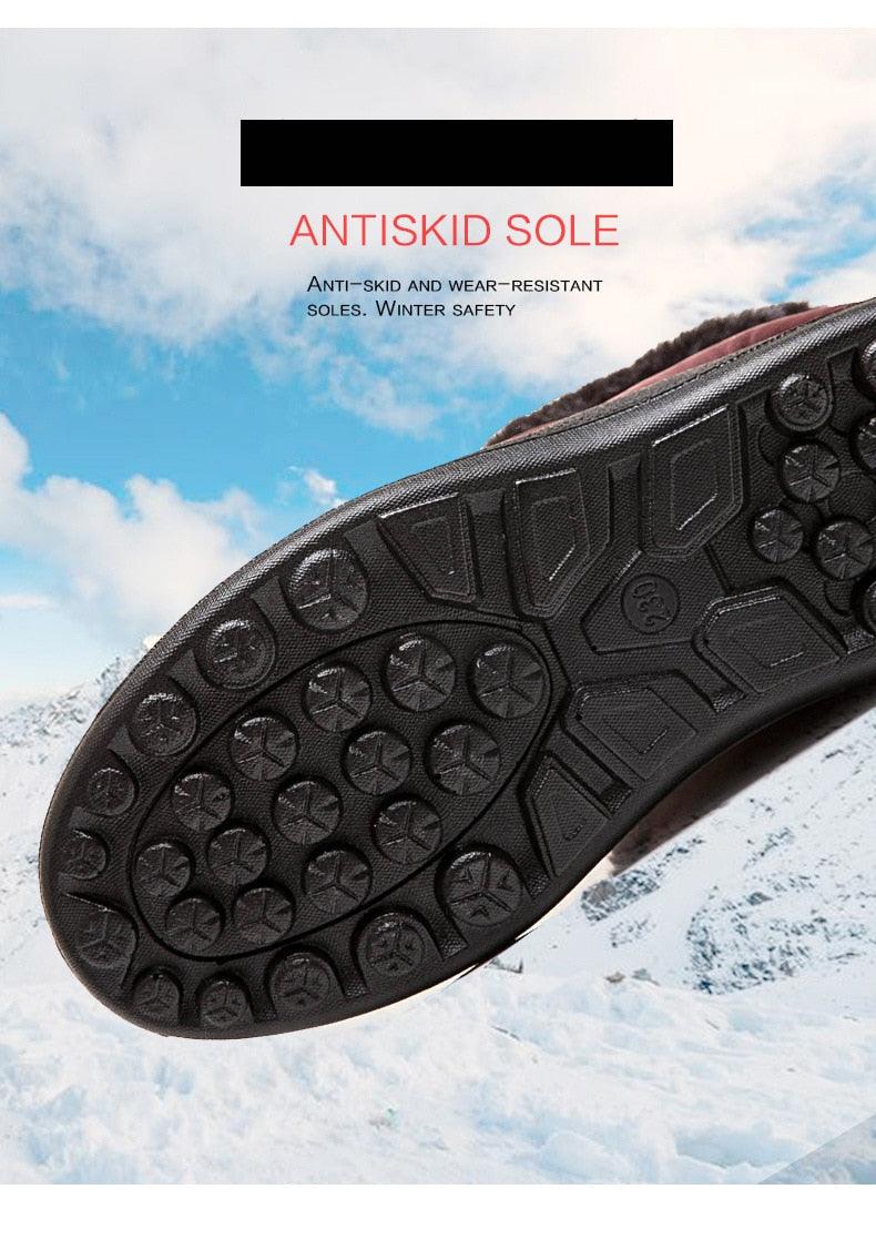 Women’s Fur Lined Winter Ankle Boots – Warm Slip-On Snow Shoes