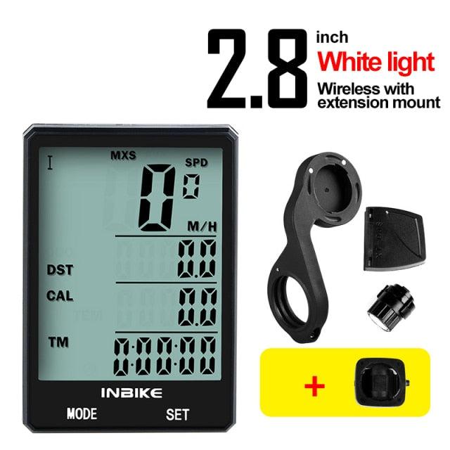 Waterproof Wireless & Wired Bicycle Computer Cycling Odometer