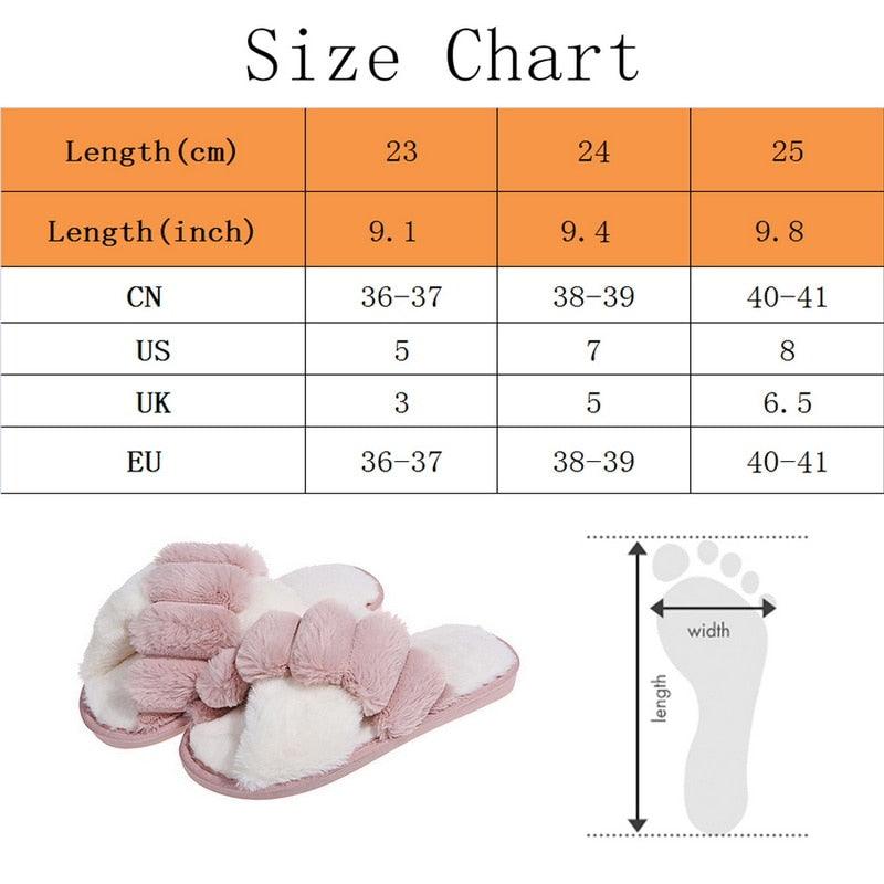 Women's Fluffy Faux Fur Open Toe Slippers, Soft Plush Indoor Slides