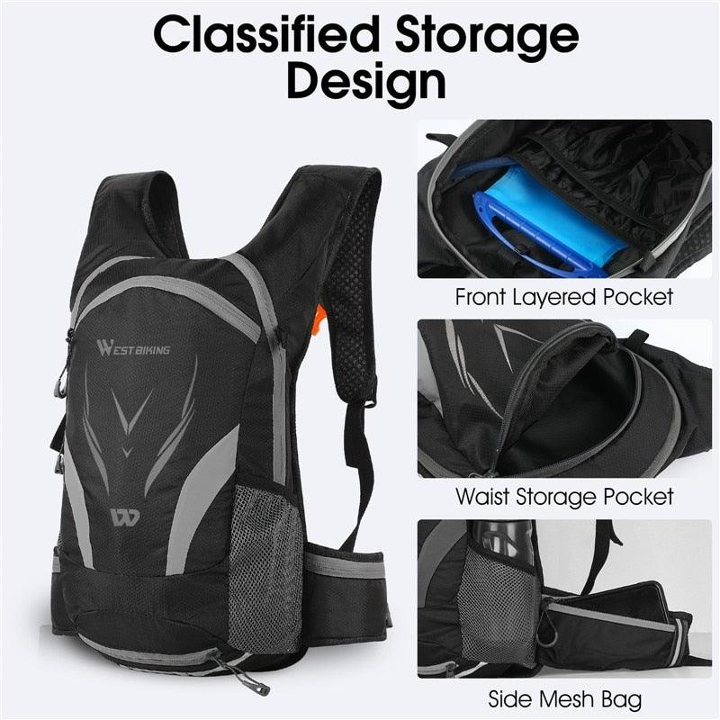 10L Hydration Backpack Waterproof Cycling Daypack for Hiking