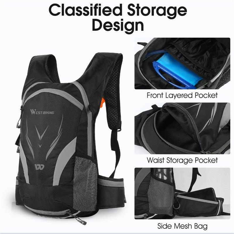 10L Hydration Backpack Waterproof Cycling Daypack for Hiking