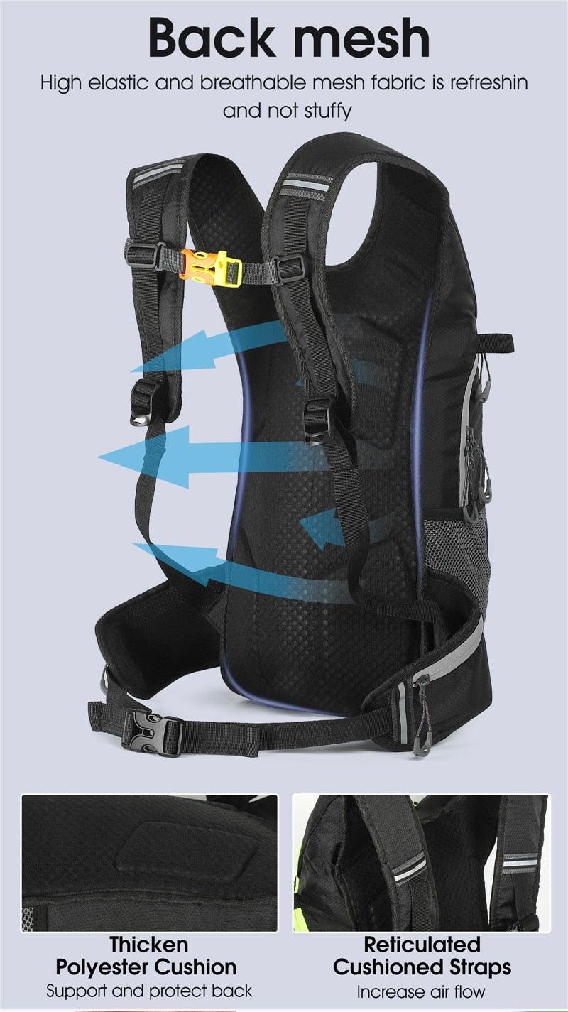 10L Hydration Backpack Waterproof Cycling Daypack for Hiking