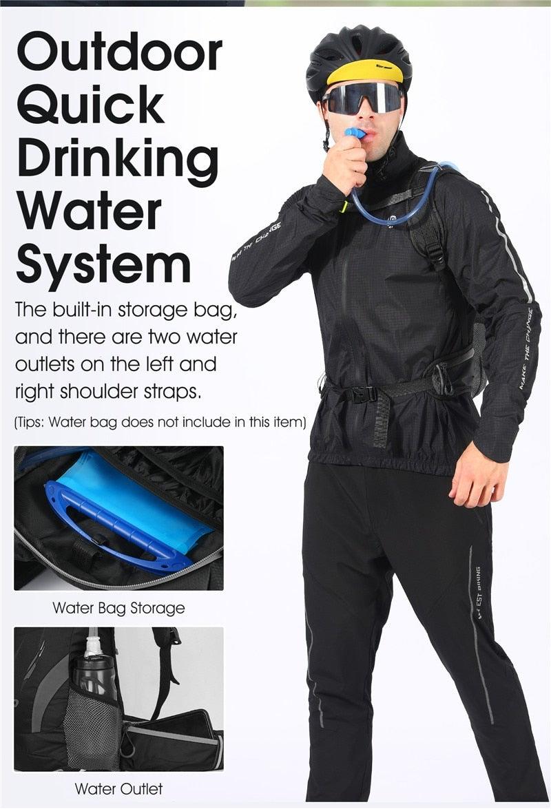 10L Hydration Backpack Waterproof Cycling Daypack for Hiking