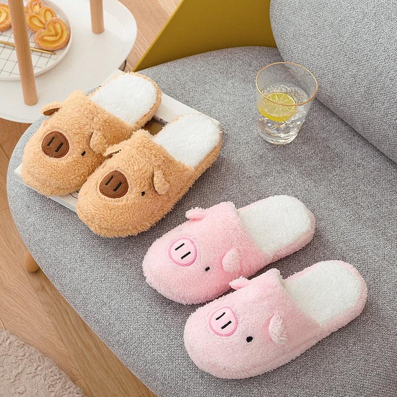 Women’s Plush Memory Foam Cat Slippers – Cozy Warm Indoor House Shoes