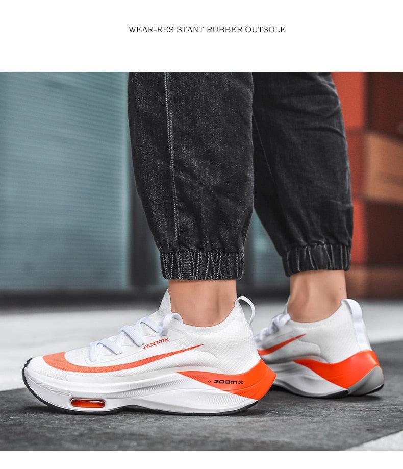 Men's Lightweight Breathable Knit Slip-On Walking Sneakers