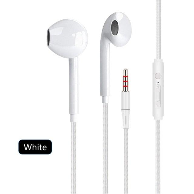 Wired Sport Earbuds with Microphone and Noise Isolating Stereo Sound