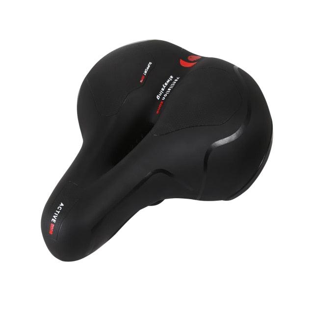 Reflective Memory Foam Bike Saddle with Shock Absorption