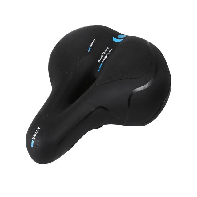 Reflective Memory Foam Bike Saddle with Shock Absorption