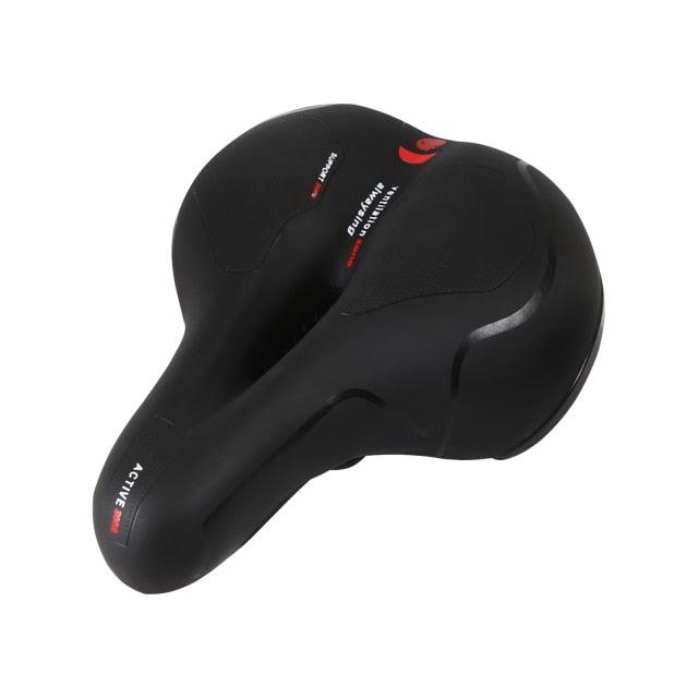 Reflective Memory Foam Bike Saddle with Shock Absorption
