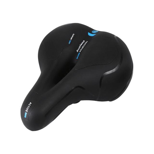 Reflective Memory Foam Bike Saddle with Shock Absorption