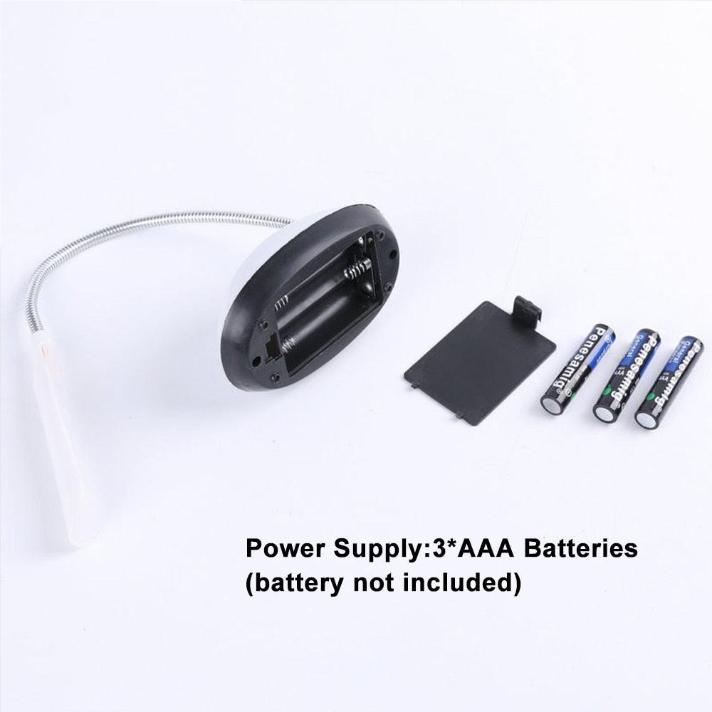 Flexible 360° Rotating Battery-Powered LED Desk Lamp