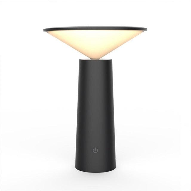 Modern Metallic Touch Sensor Desk Lamp for Bedroom and Office