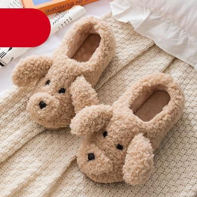 Plush Faux Fur Slippers - Unisex Fuzzy House Slides for Home