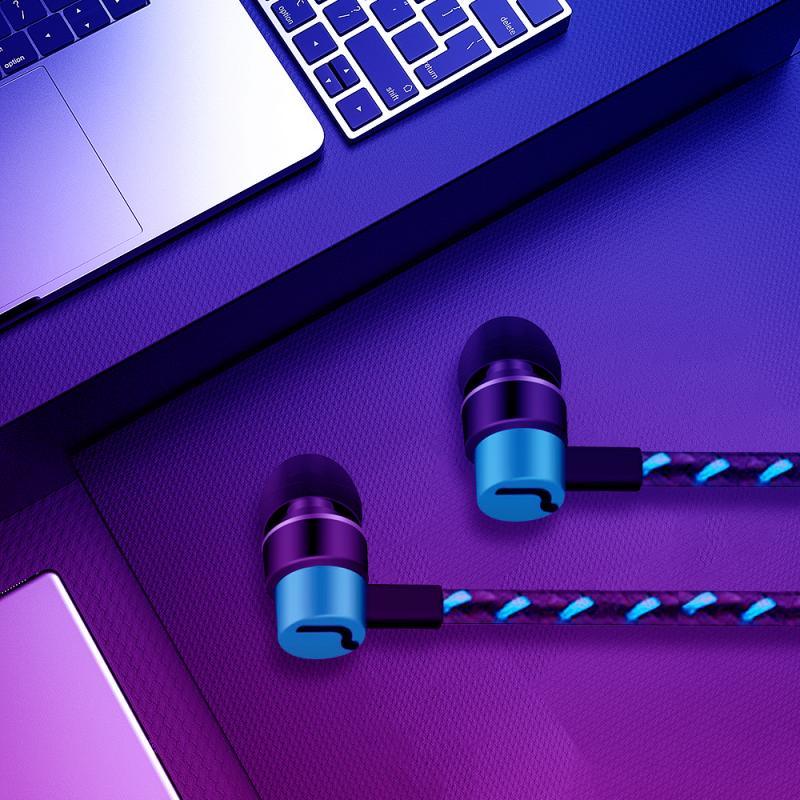 Wired Gaming In-Ear Earbuds with Mic, Stereo Sound & Volume Control