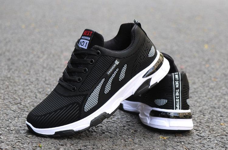 Men's Cushioning Mesh Athletic Running Sneakers