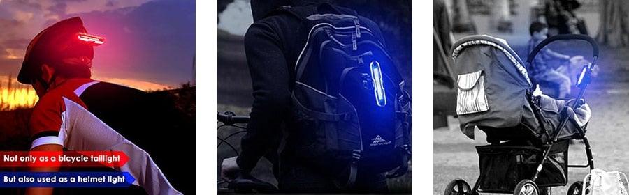 Ultra-Bright USB Rechargeable LED Bike Tail Light 5-Mode Safety