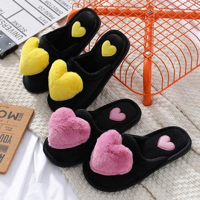 Women’s Warm Fluffy Memory Foam Slippers – Cozy Indoor Slides