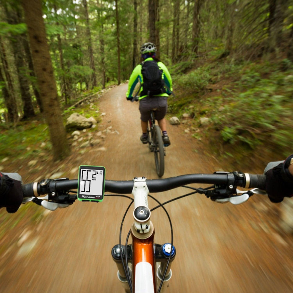 Wireless Bike Computer Speedometer with Large LCD Backlight Display