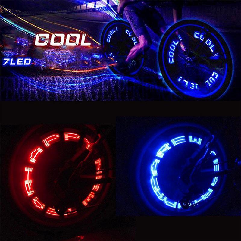 LED Bicycle Wheel Light Smart Sensing Safety Glow Neon Lamp