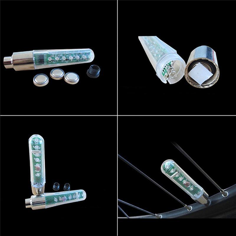 LED Bicycle Wheel Light Smart Sensing Safety Glow Neon Lamp