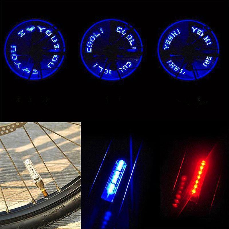 LED Bicycle Wheel Light Smart Sensing Safety Glow Neon Lamp
