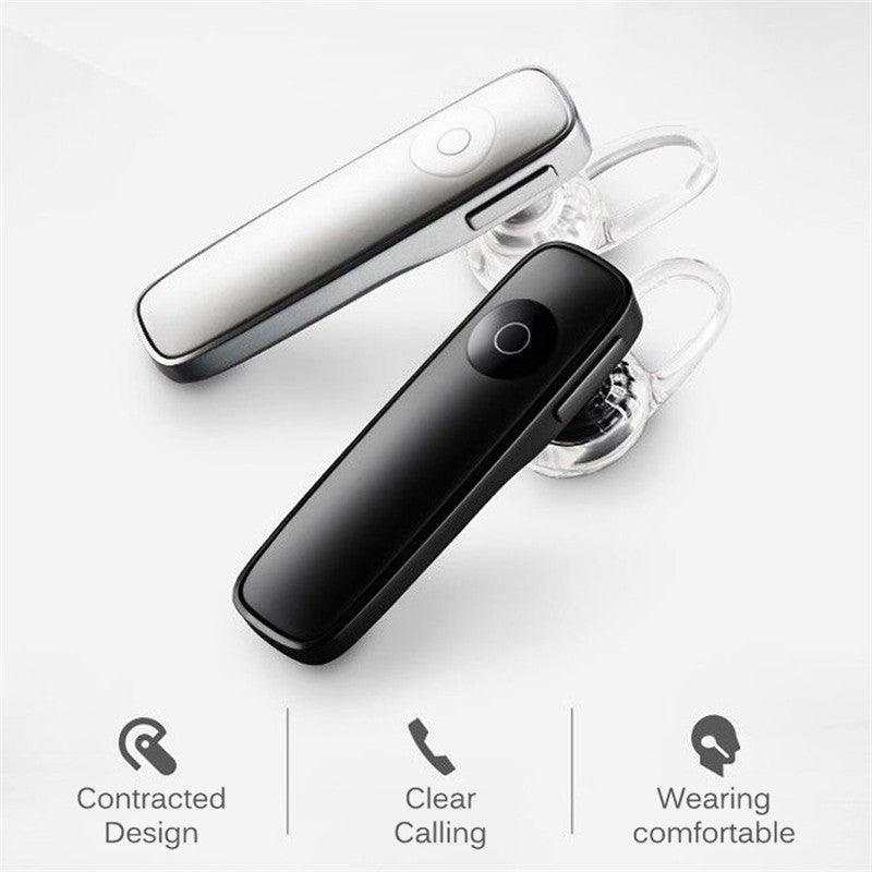 Wireless Bluetooth Business Headset with Noise-Cancelling Mic