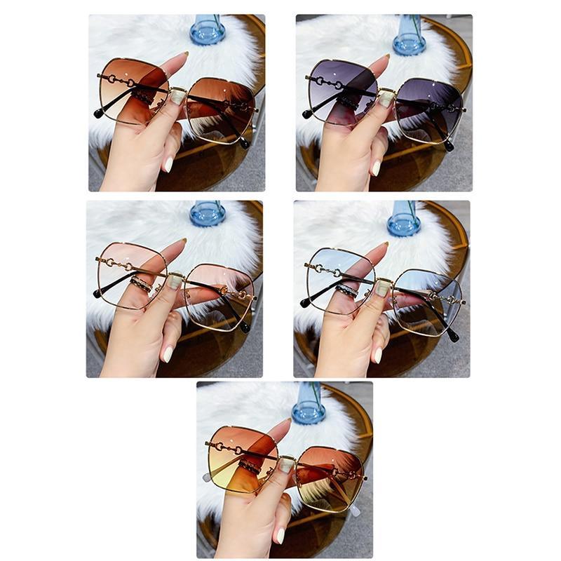 Small Oval Retro Sunglasses UV400 Minimalist Style