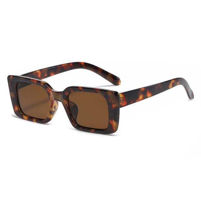 Vintage Rectangle Sunglasses for Women