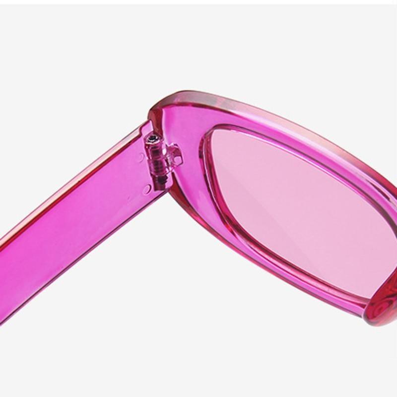 Retro Rectangle Sunglasses for Women & Men - Thick Frame Eyewear