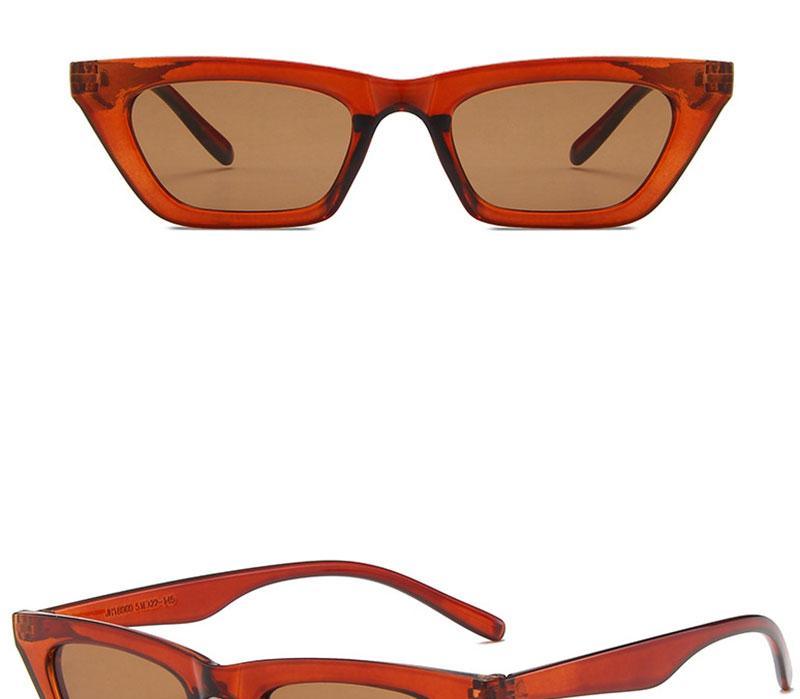 Retro Slim Cat Eye Sunglasses for Women, Vintage Black Frames