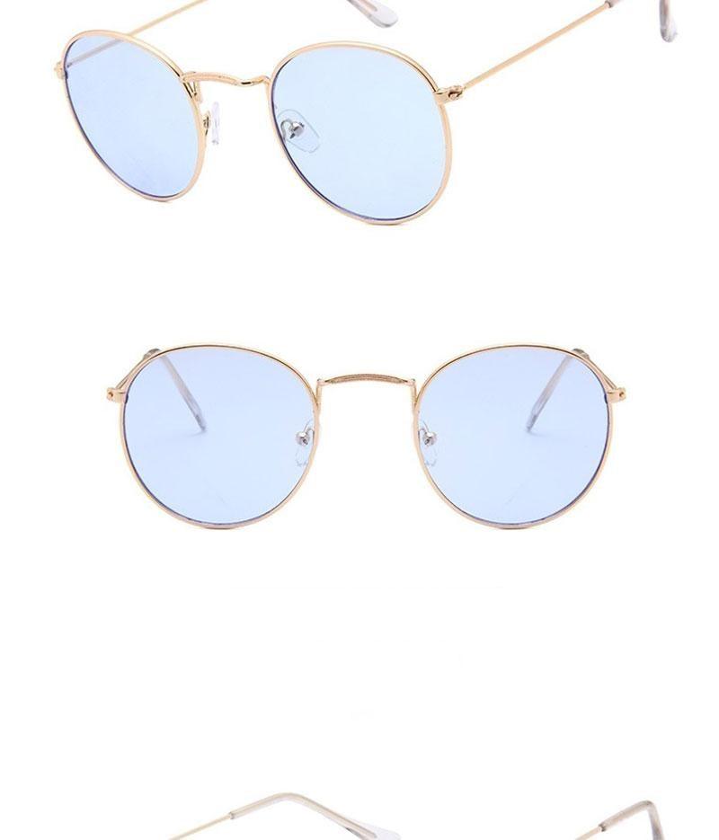 Round Polarized Sunglasses for Women & Men UV400 Driving Glasses
