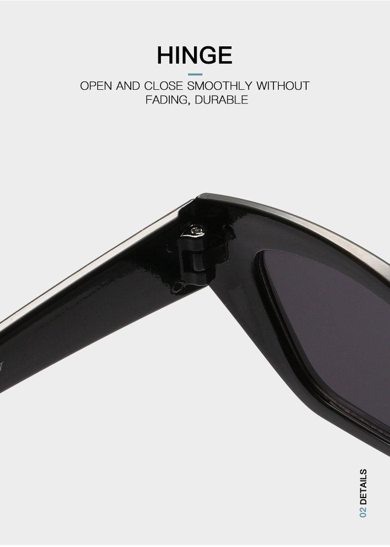 Vintage Retro Irregular Square Sunglasses UV400 Polarized