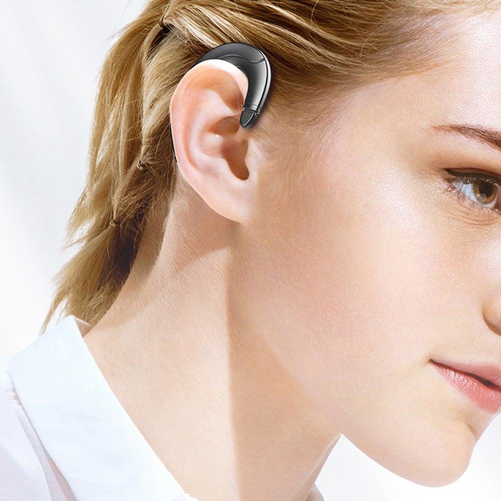 IPX7 Waterproof Wireless Bone Conduction Headphones with Mic