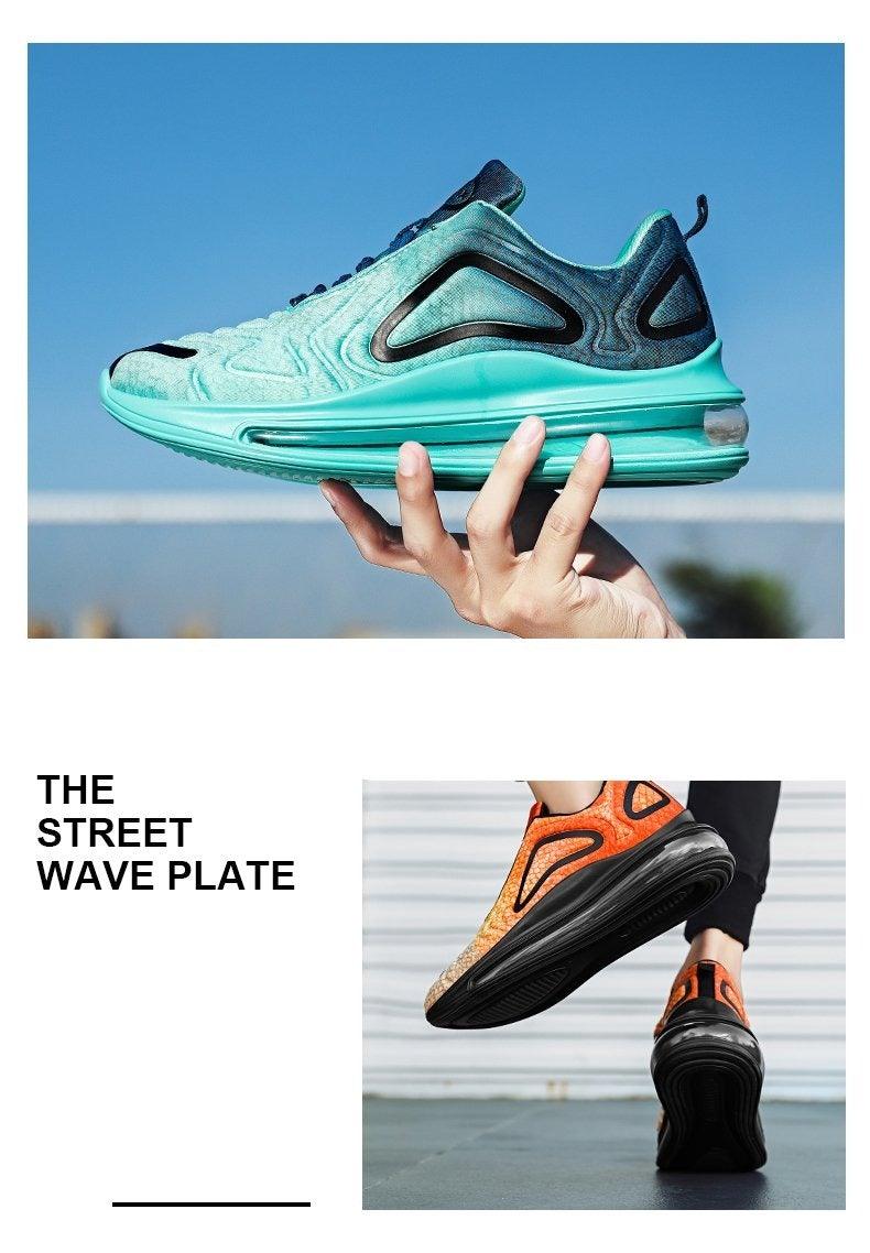 Men's Platform Air Mesh Athletic Sneakers Luxury Fashion Trainers