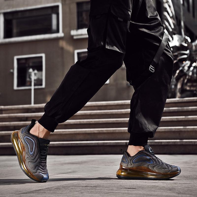 Men's Air Cushion Platform Sneakers Breathable Mesh Streetwear