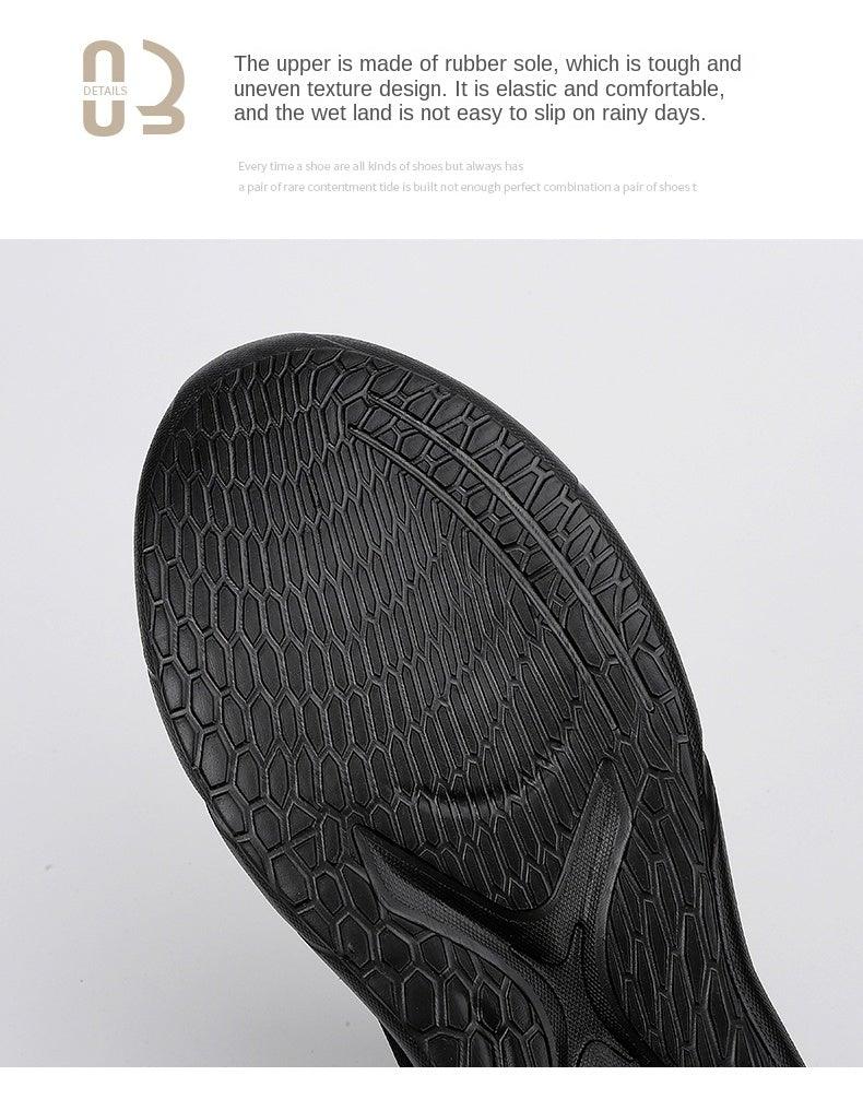 Men's Minimalist Breathable Knit Sneakers for Casual Walking
