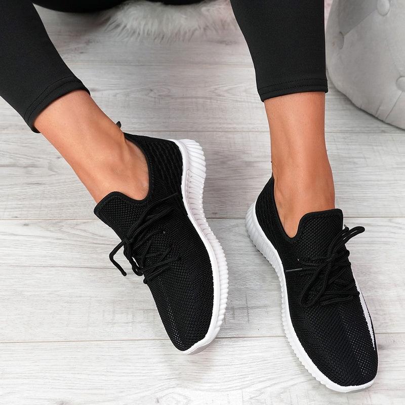 Women's Breathable Mesh Walking Shoes Lightweight Lace Up Sneakers