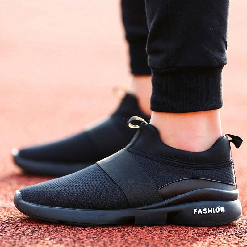 Red Lightweight Breathable Mesh Sneakers for Walking & Workout