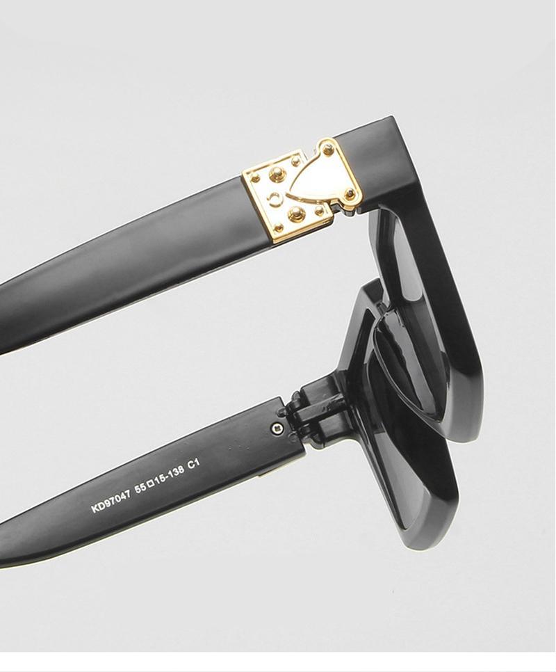 Unisex Polarized Square Sunglasses Classic Retro Mirror Lens