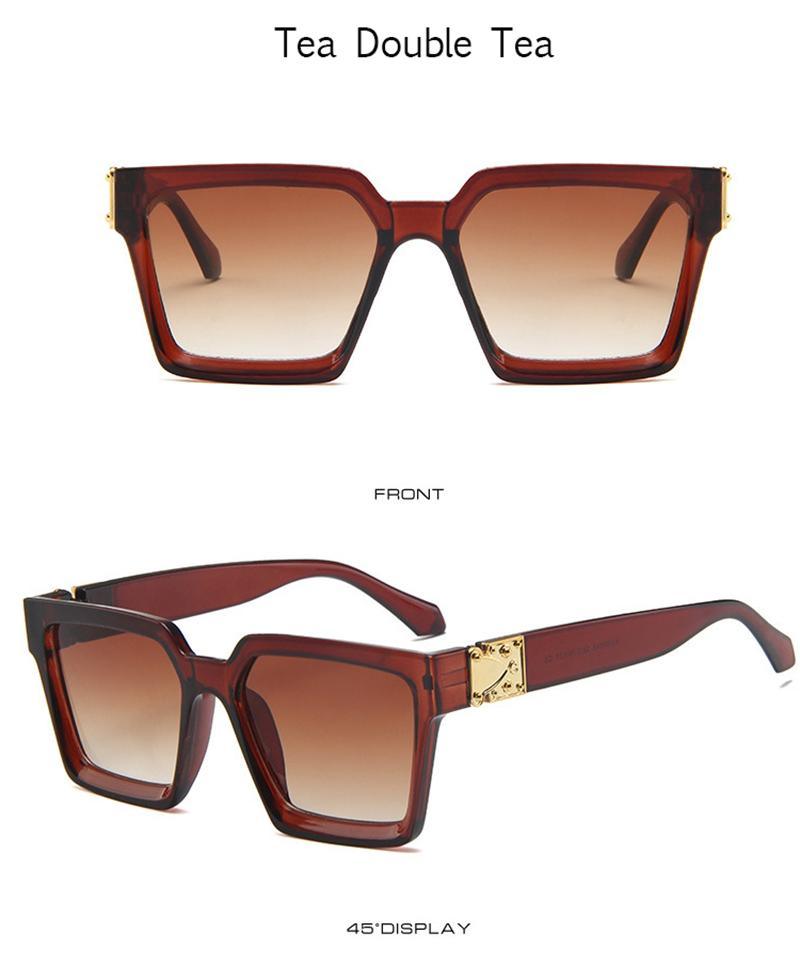 Unisex Polarized Square Sunglasses Classic Retro Mirror Lens