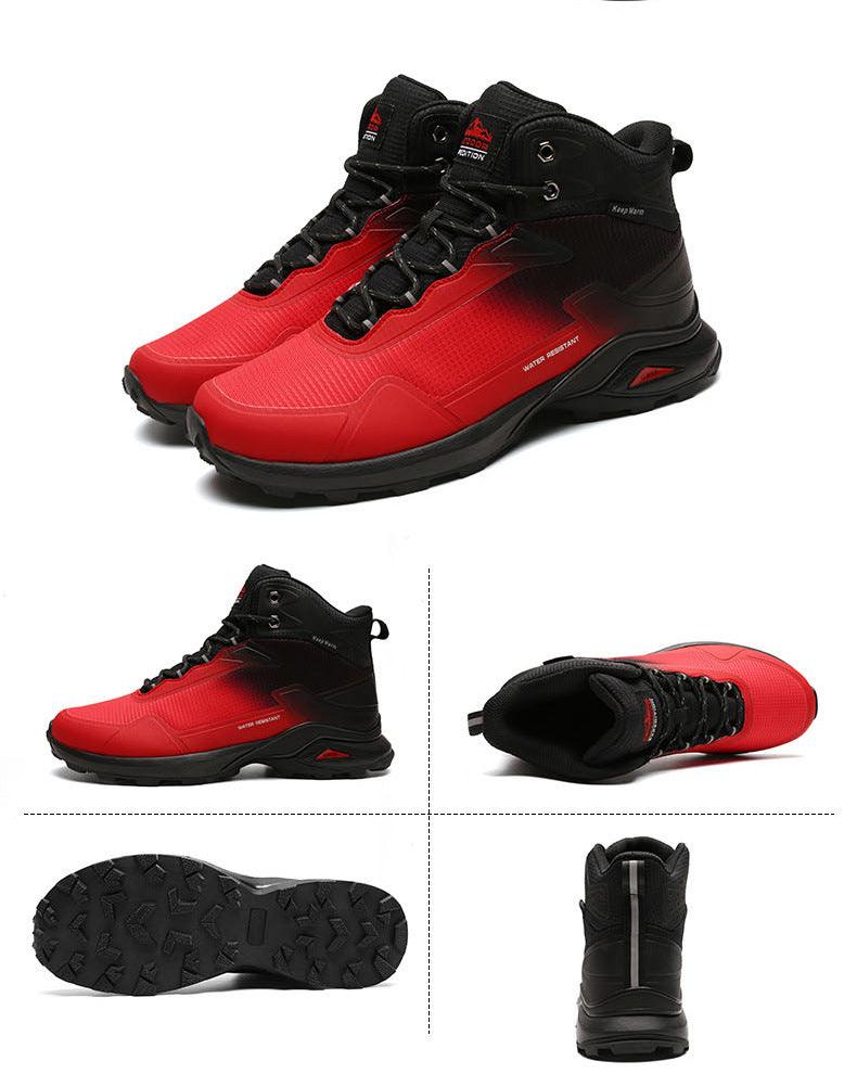 Men's Camouflage Waterproof Hiking Boots with Air Circulation