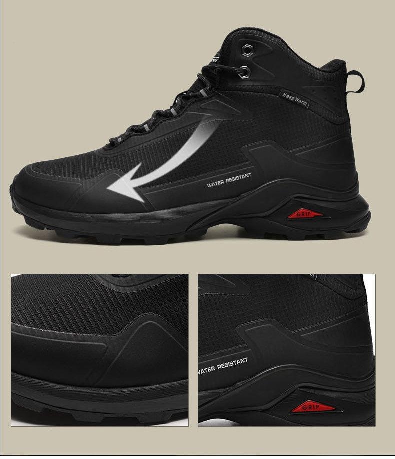 Men's Camouflage Waterproof Hiking Boots with Air Circulation