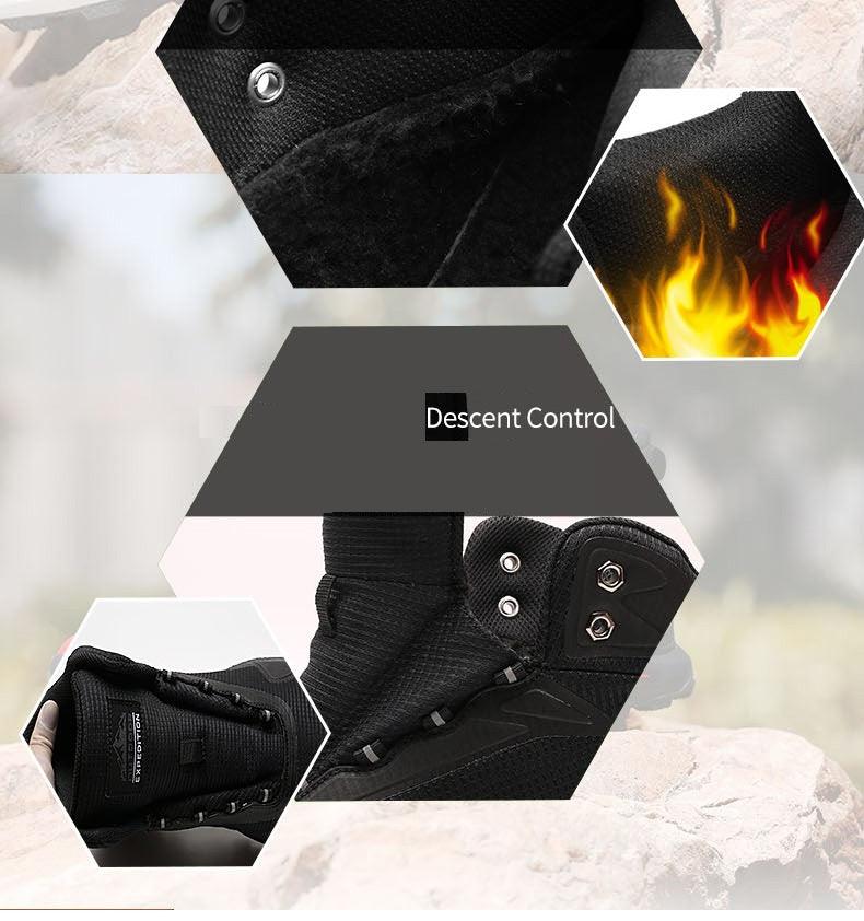 Men's Camouflage Waterproof Hiking Boots with Air Circulation