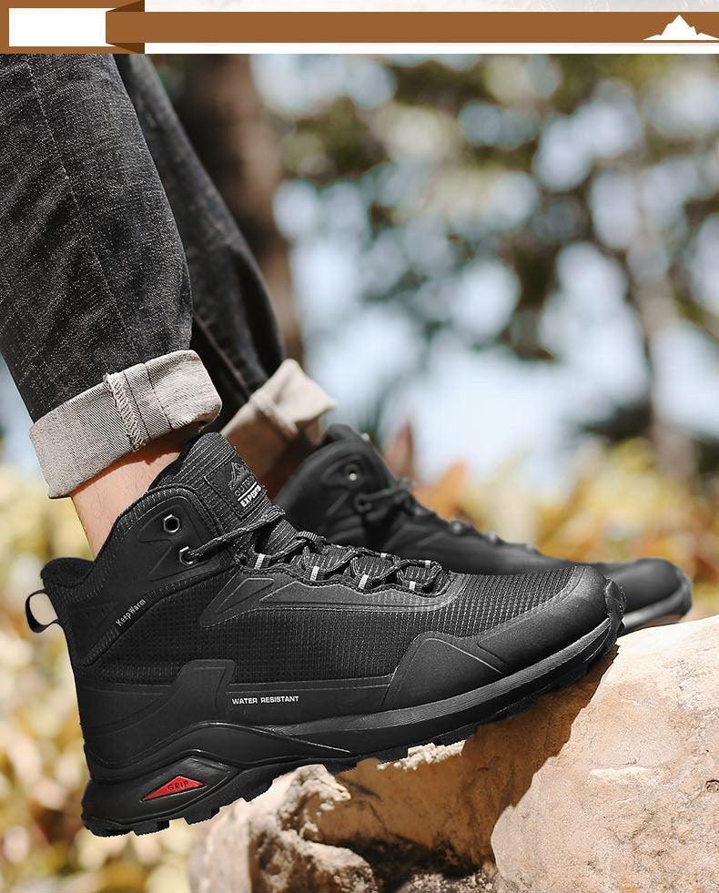 Men's Camouflage Waterproof Hiking Boots with Air Circulation